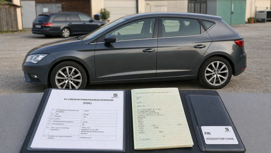 SEAT Leon 5F: So kommen Sie an die COC-Papiere