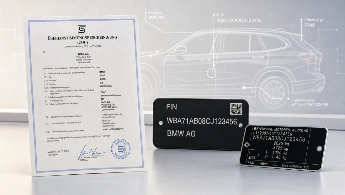 COC-Dokument fürs Auto einfach erklärt